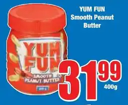 Boxer Superstores YUM FUN Smooth Peanut Butter offer