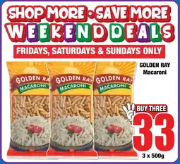 Boxer Superstores GOLDEN RAY Macaroni offer