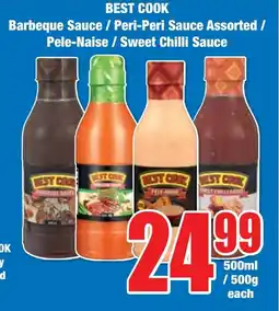 Boxer Superstores BEST COOK Barbeque Sauce/ Peri-Peri Sauce Assorted/ Pele-Naise/ Sweet Chilli Sauce offer