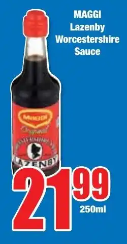 Boxer Superstores MAGGI Lazenby Worcestershire Sauce offer