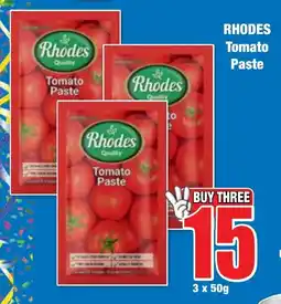 Boxer Superstores RHODES Tomato Paste offer
