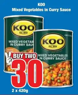 Boxer Superstores KOO Mixed Vegetables in Curry Sauce offer