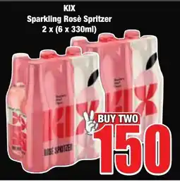 KIX Sparkling Rosè Spritzer 2x (6x330ml)