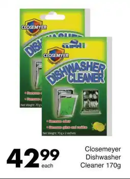Save Hyper Closemeyer Dishwasher Cleaner 170g offer