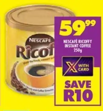 Shoprite NESCAFÉ RICOFFY INSTANT COFFEE 250g offer