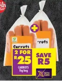 Shoprite CARROTS 1kg bag offer