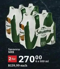 Oxford Freshmarket Savanna NRB offer