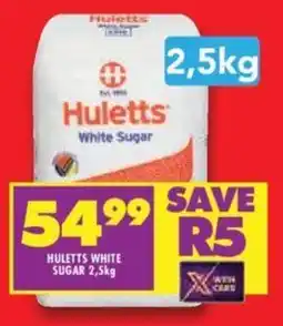 Shoprite HULETTS WHITE SUGAR 2,5kg offer