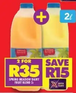 Shoprite SPRING MEADOW DAIRY FRUIT BLEND 2L offer