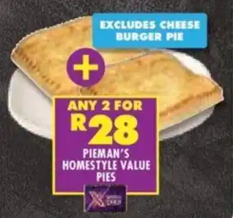 Shoprite PIEMAN'S HOMESTYLE VALUE PIES offer