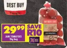 Shoprite JAM TOMATOES 2kg bag offer