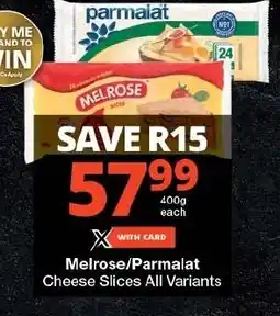 Checkers Melrose/Parmalat Cheese Slices All Variants offer