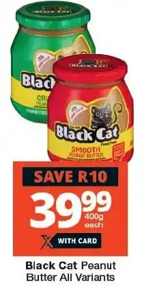 Checkers Black Cat Peanut Butter All Variants offer