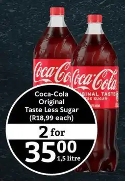 Oxford Freshmarket Coca-Cola Original Taste Less Sugar offer