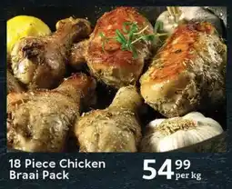 Oxford Freshmarket 18 Piece Chicken Braai Pack offer