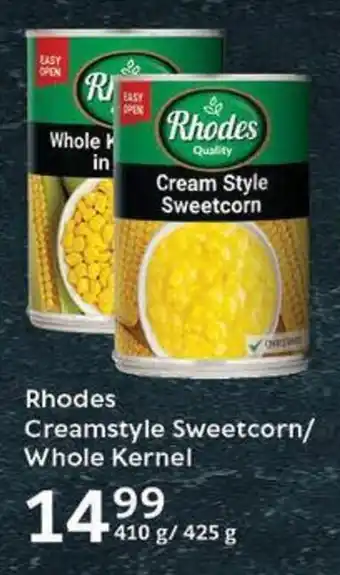 Oxford Freshmarket Rhodes Creamstyle Sweetcorn/ Whole Kernel offer