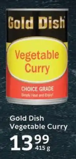 Gold Dish Vegetable Curry