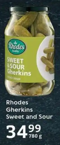 Oxford Freshmarket Rhodes Gherkins Sweet and Sour offer