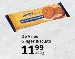 Oxford Freshmarket De Vries Ginger Biscuits offer