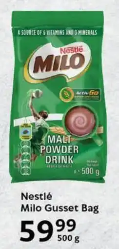Oxford Freshmarket Nestlé Milo Gusset Bag offer