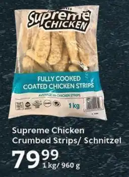 Oxford Freshmarket Supreme Chicken Crumbed Strips/ Schnitzel offer