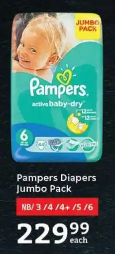 Oxford Freshmarket Pampers Diapers Jumbo Pack offer