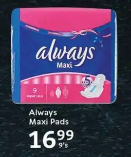 Oxford Freshmarket Always Maxi Pads offer