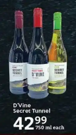 Oxford Freshmarket D'Vine Secret Tunnel offer