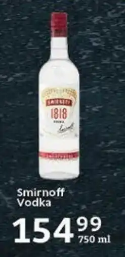 Oxford Freshmarket Smirnoff Vodka offer