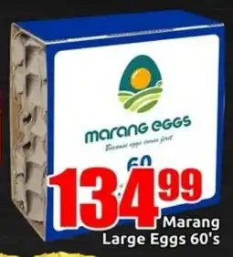 Three Star Cash and Carry Marang Large Eggs 60's offer