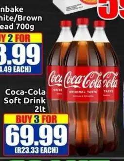 Three Star Cash and Carry Coca-Cola Soft Drink 2lt offer