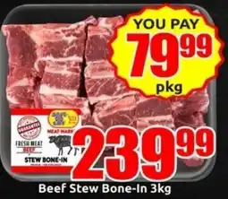 Three Star Cash and Carry Beef Stew Bone-In 3kg offer