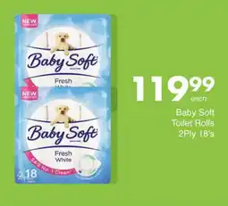 Save Hyper Baby Soft Toilet Rolls 2Ply 18's offer
