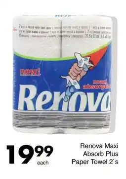 Save Hyper Renova Maxi Absorb Plus Paper Towel 2's offer