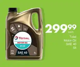 Save Hyper Total Motor Oil SAE 40 5lt offer