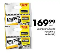 Save Hyper Energizer Alkaline Power16's (AAA/AA) offer
