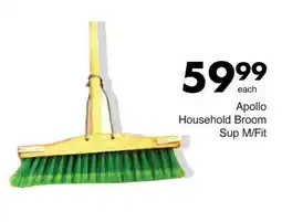 Apollo Household Broom Sup M/Fit