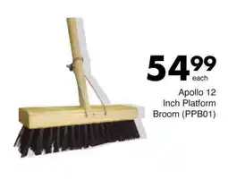 Save Hyper Apollo 12 Inch Platform Broom (PPB01) offer