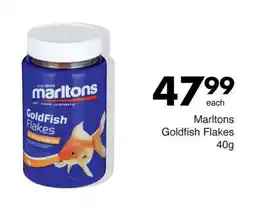 Save Hyper Marltons Goldfish Flakes 40g offer