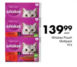 Save Hyper Whiskas Pouch Multipack 12's offer