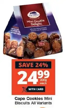 Checkers Cape Cookies Mini Biscuits All Variants offer