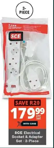 Checkers SCE Electrical Socket & Adapter Set offer