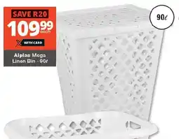 Checkers Alplas Mega Linen Bin 90L offer
