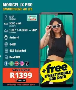 MOBICEL IX PRO SMARTPHONE 4G LTE