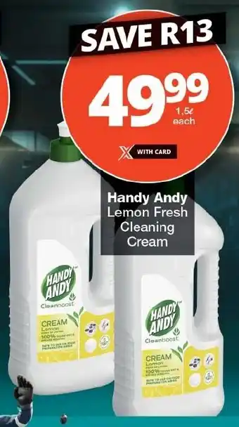Checkers Handy Andy Lemon Fresh Cleaning Cream offer
