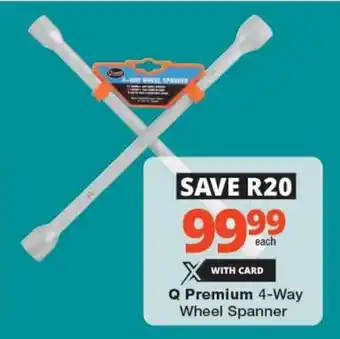Checkers Q Premium 4-Way Wheel Spanner offer