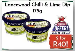 Lancewood Chilli & Lime Dip 175g