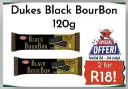 Foodeez Dukes Black BourBon 120g offer