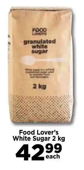 Food Lover's Market Food Lover's White Sugar 2 kg offer