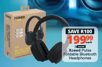 Checkers Hyper Xceed Pulse Foldable Bluetooth Headphones offer